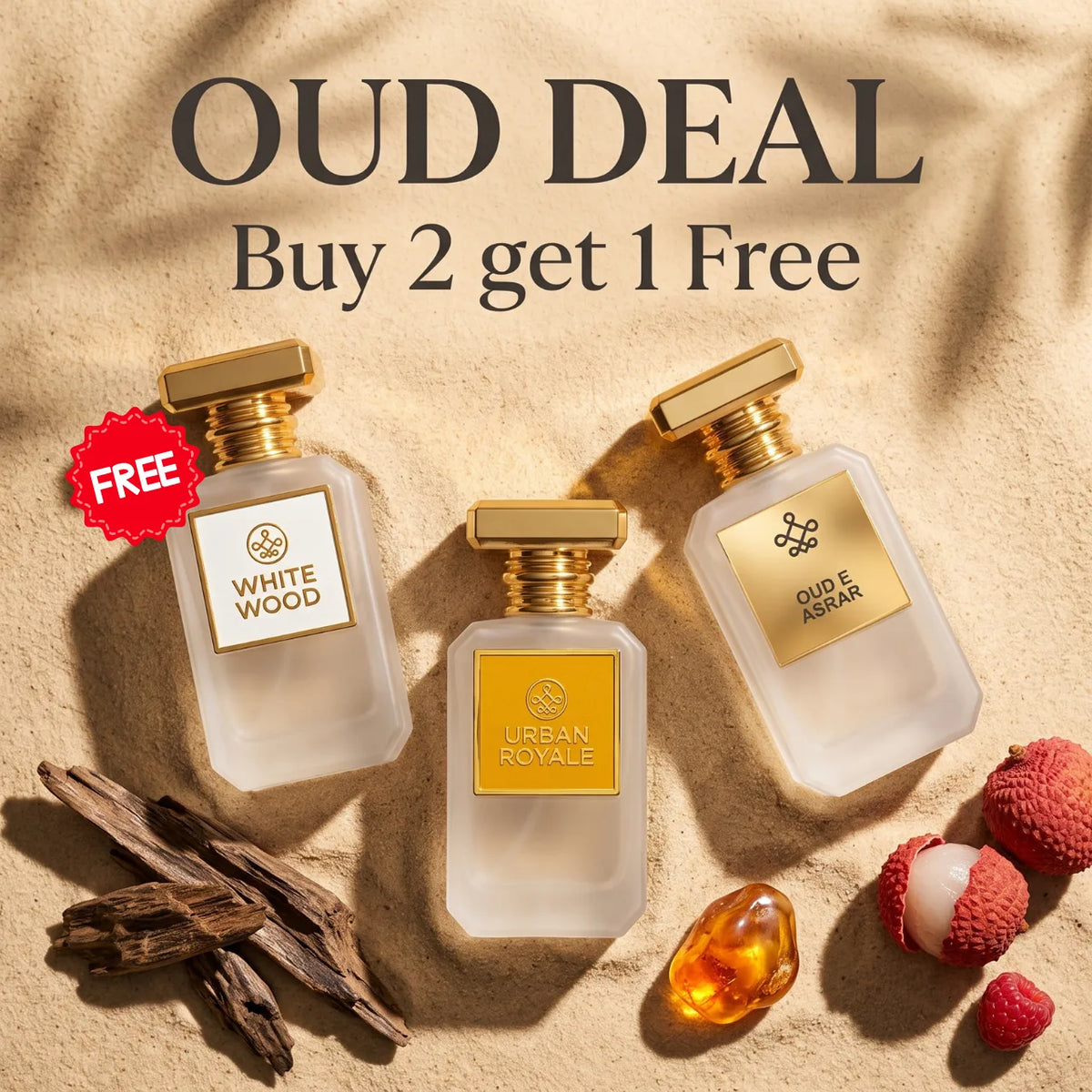 OUD DEAL - Buy 2 Get 1 Free